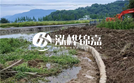 河道打水泥桩施工